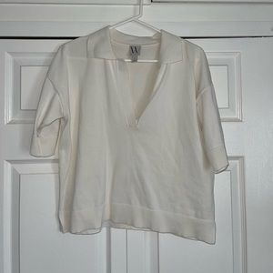 White womens blouse. By worthington.